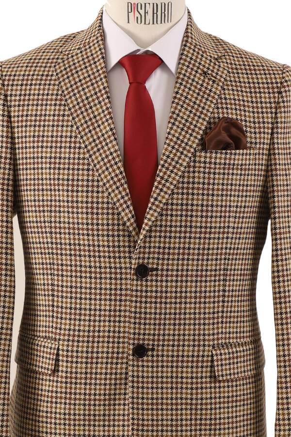 Slim Fit Erkek Tek Ceket