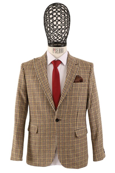 Slim Fit Erkek Tek Ceket - Thumbnail