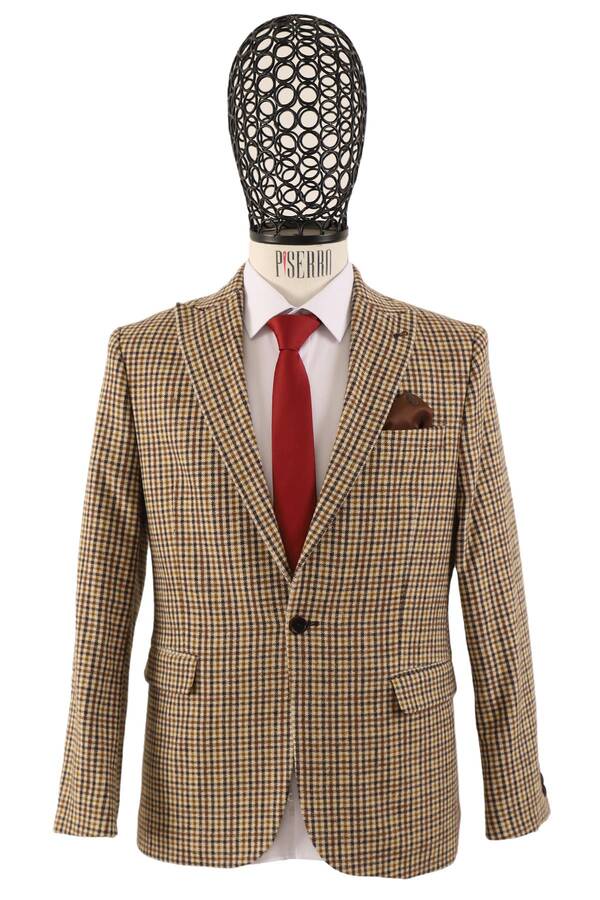 Slim Fit Erkek Tek Ceket