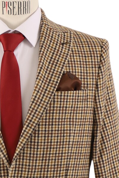 Slim Fit Erkek Tek Ceket - Thumbnail