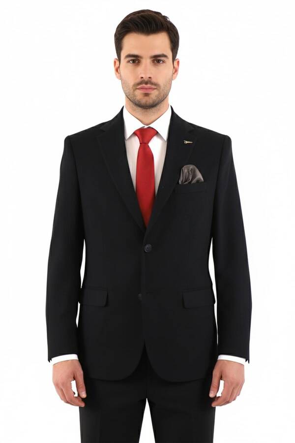 Slim Fit Erkek Tek Ceket Slim Fit Erkek Tek Ceket