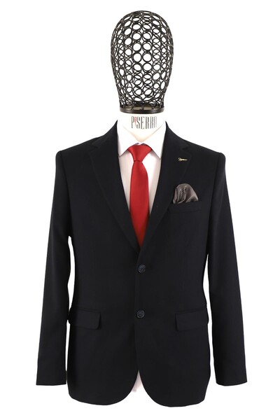 Slim Fit Erkek Tek Ceket - Thumbnail