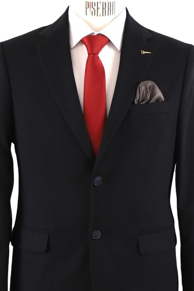 Slim Fit Erkek Tek Ceket - Thumbnail