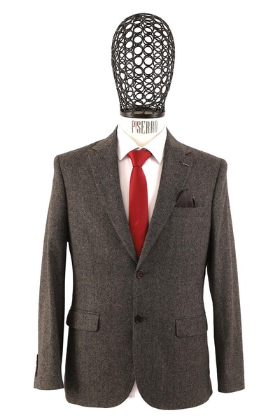 Slim Fit Erkek Tek Ceket - Thumbnail