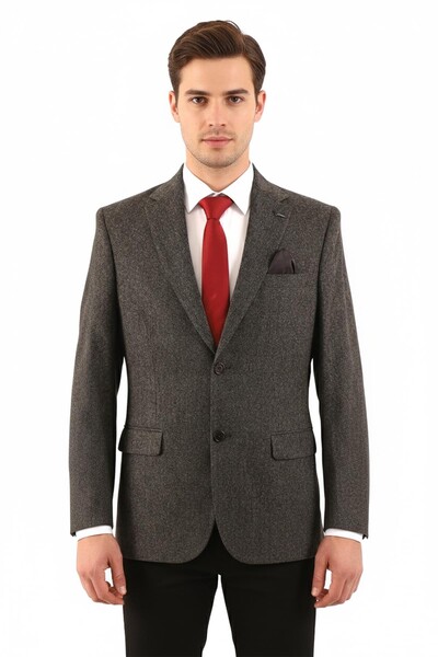 Piserro - Slim Fit Erkek Tek Ceket