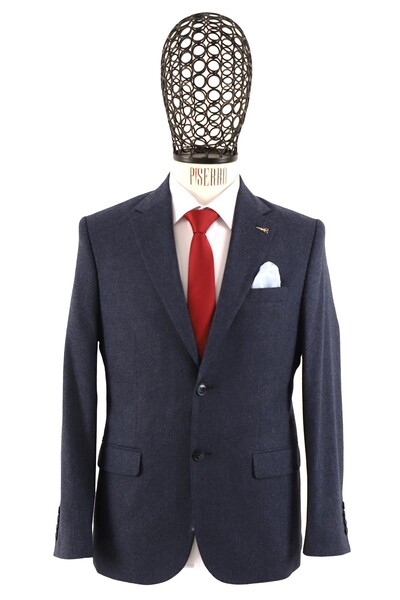 Slim Fit Erkek Tek Ceket - Thumbnail