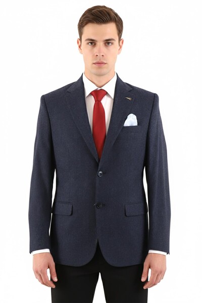 Piserro - Slim Fit Erkek Tek Ceket