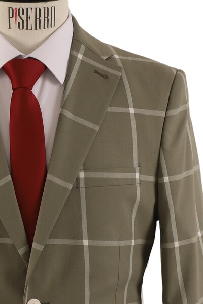 Slim Fit Erkek Tek Ceket - Thumbnail