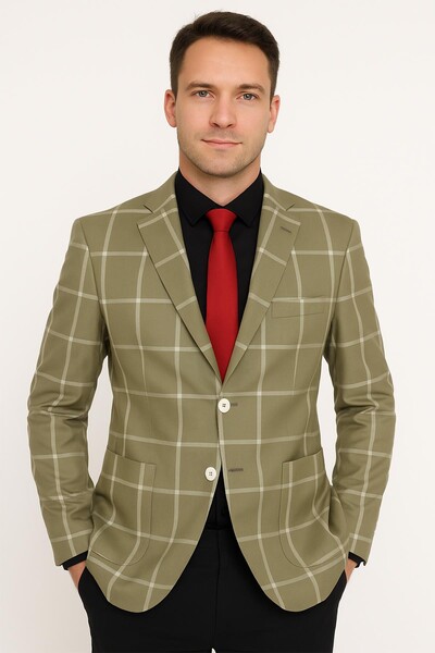 BRUEGEL - Slim Fit Erkek Tek Ceket