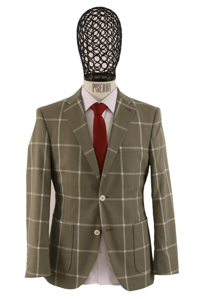 Slim Fit Erkek Tek Ceket - Thumbnail