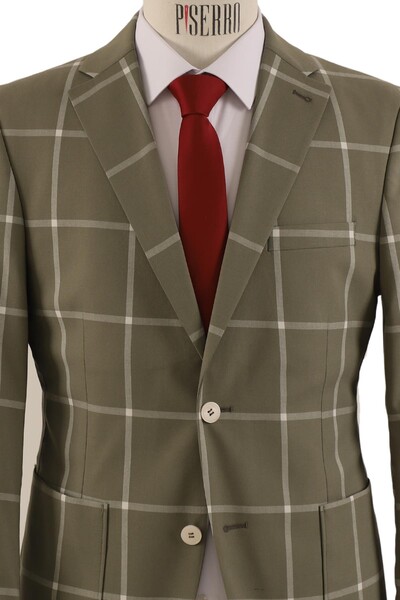 Slim Fit Erkek Tek Ceket - Thumbnail