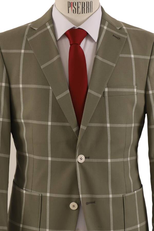 Slim Fit Erkek Tek Ceket