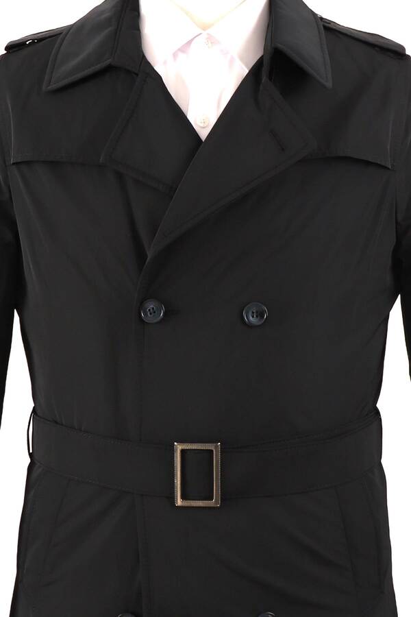 Erkek Slim Fit Trençkot