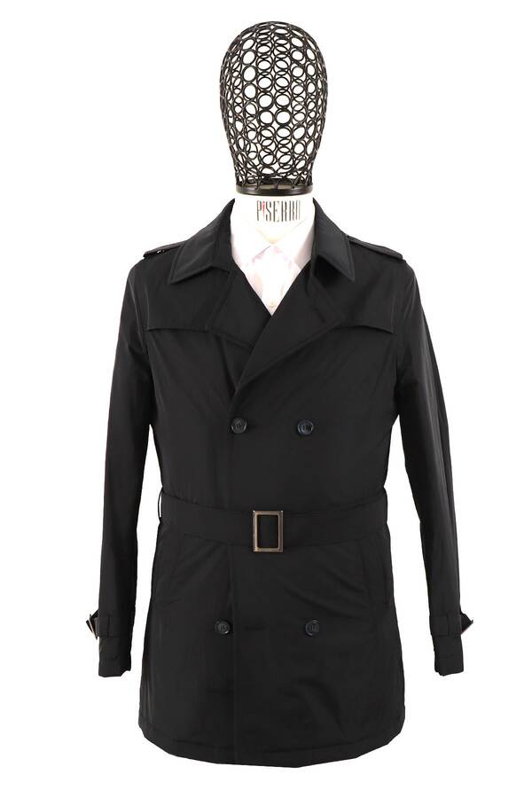 Erkek Slim Fit Trençkot