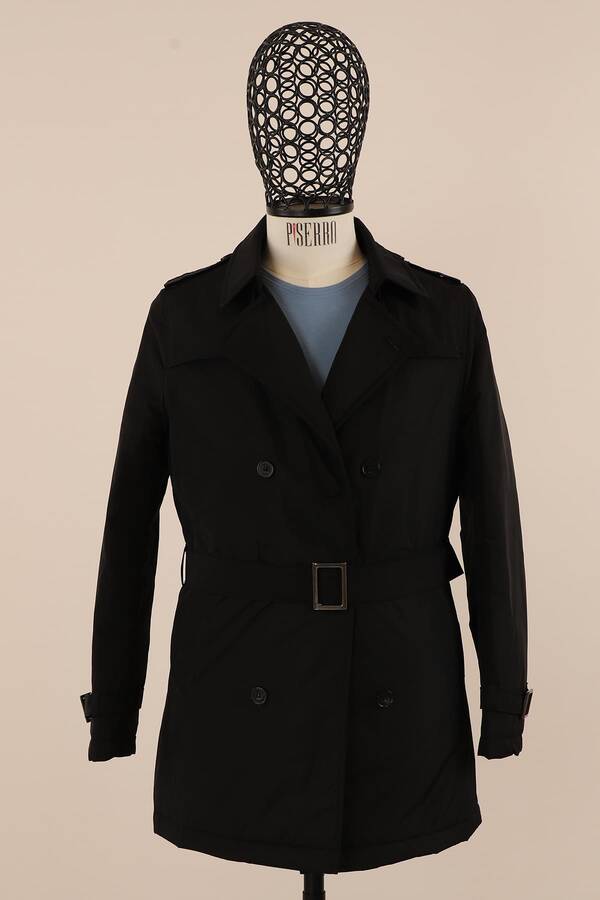 Erkek Slim Fit Trençkot
