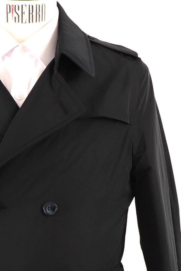 Erkek Slim Fit Trençkot