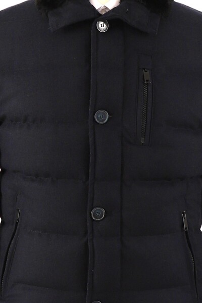 Erkek Slim Fit Spor Mont - Thumbnail