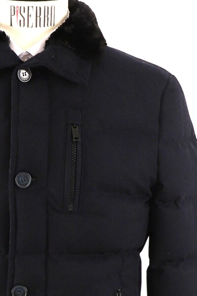 Erkek Slim Fit Spor Mont - Thumbnail