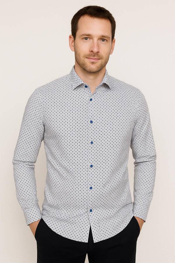 Slim Fit Uzun Kol Gömlek