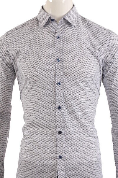 Slim Fit Uzun Kol Gömlek - Thumbnail