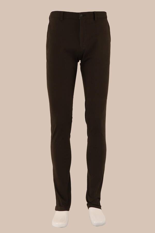 Slim Fit Yıkamalı Pantolon - 1