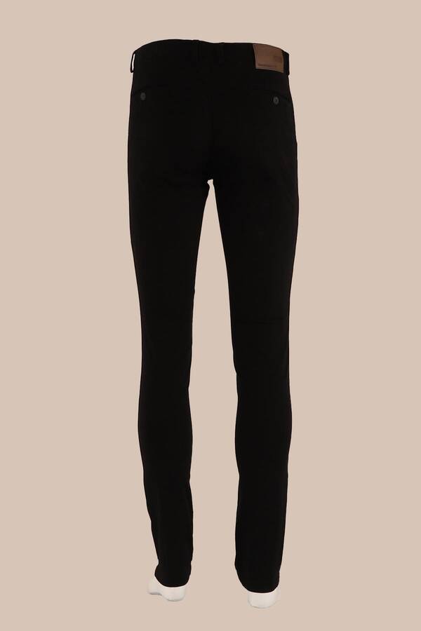 Slim Fit Yıkamalı Pantolon - 4