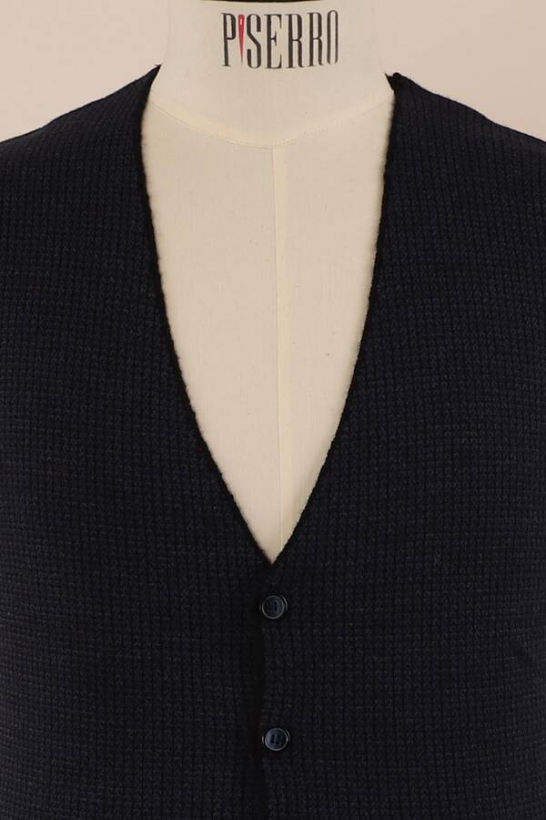 Slim Fit Yünlü Desenli Spor Triko