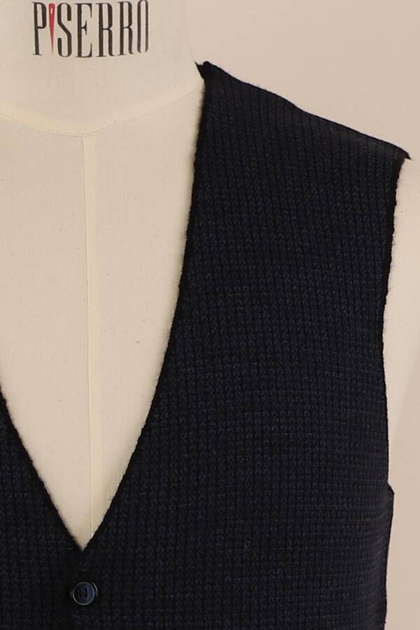 Slim Fit Yünlü Desenli Spor Triko