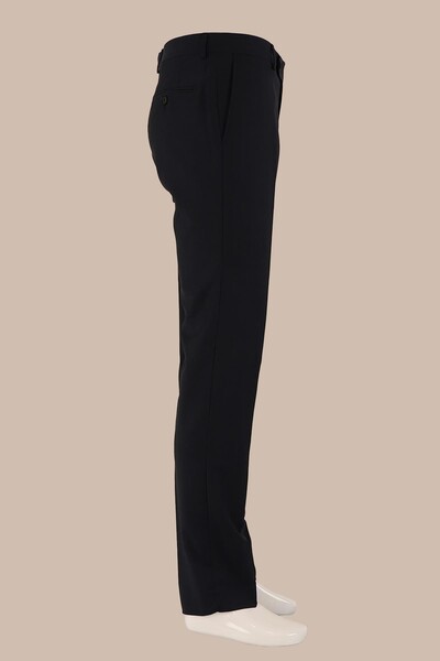 Slim Fit Yünlü Kumaş Pantolon - Thumbnail
