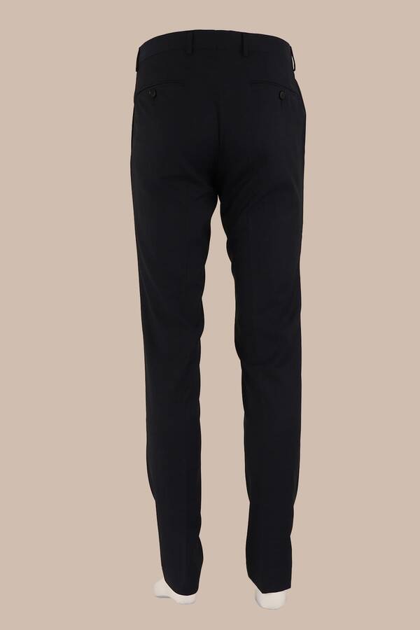 Slim Fit Yünlü Kumaş Pantolon