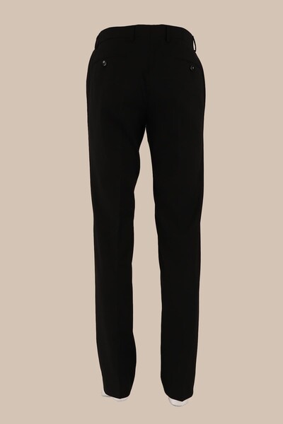 Regular Fit Yünlü Kumaş Pantolon - Thumbnail
