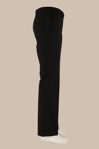 Regular Fit Yünlü Kumaş Pantolon - Thumbnail