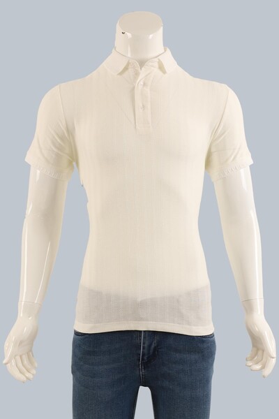 T-Shirt Slim Fit Erkek - Thumbnail