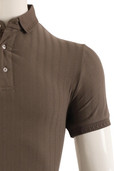 T-Shirt Slim Fit Erkek - Thumbnail