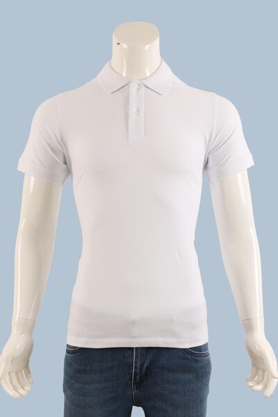 T-Shirt Slim Fit Erkek - Thumbnail