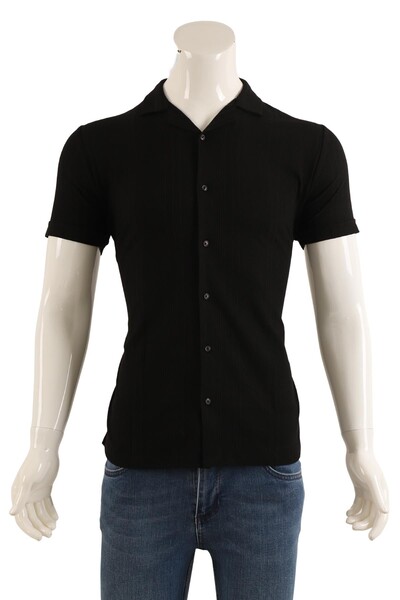 T-Shirt Slim Fit Erkek - Thumbnail