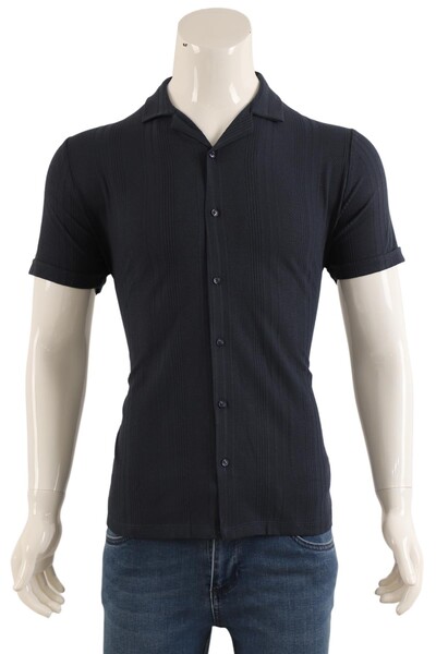 T-Shirt Slim Fit Erkek - Thumbnail