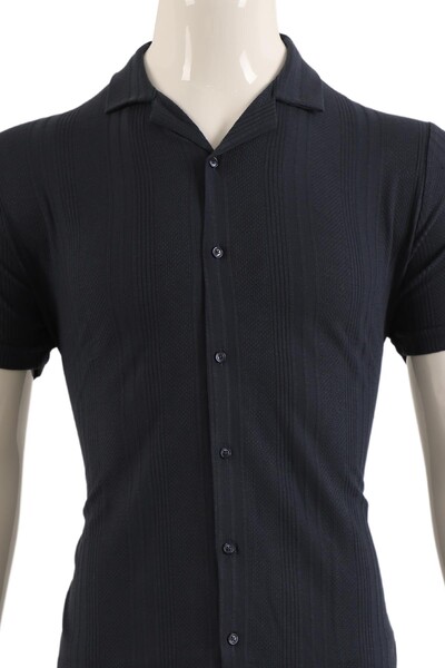 T-Shirt Slim Fit Erkek - Thumbnail