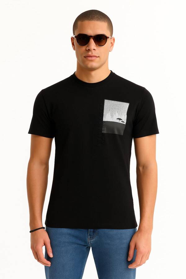 T-Shirt Slim Fit Erkek - 1