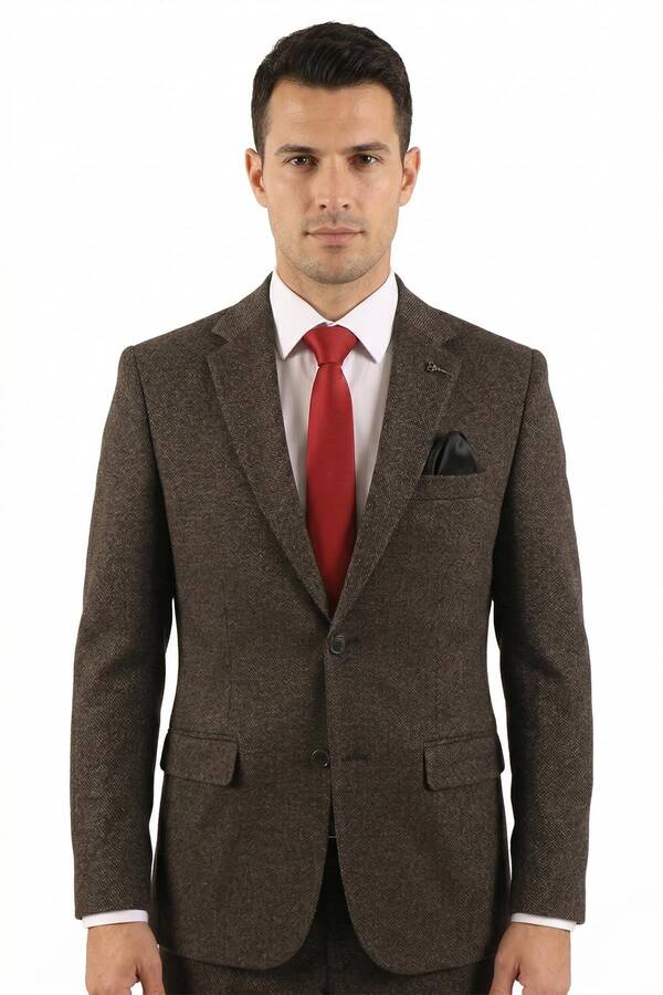 Tek Ceket Erkek Slim Fit