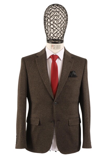 Tek Ceket Erkek Slim Fit - Thumbnail