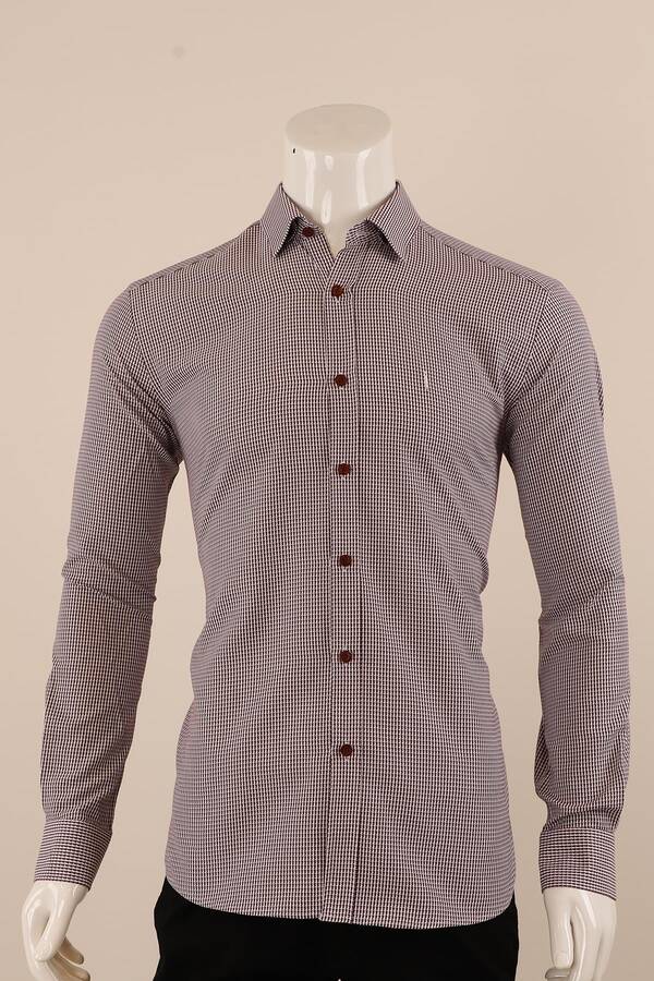 Uzun Kol Regular Fit Desenli Gömlek - 5