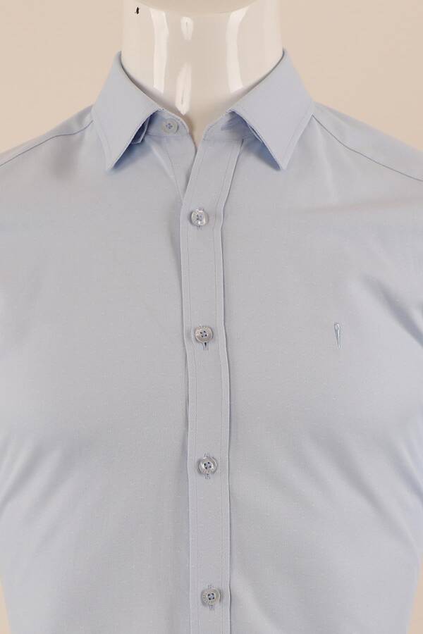 Uzun Kol Slim Fit Desenli Gömlek