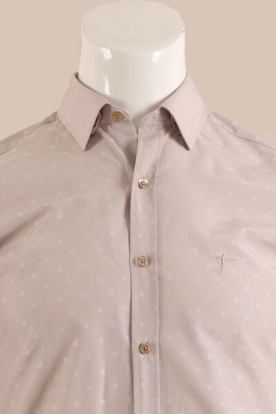 Uzun Kol Slim Fit Gömlek - Thumbnail