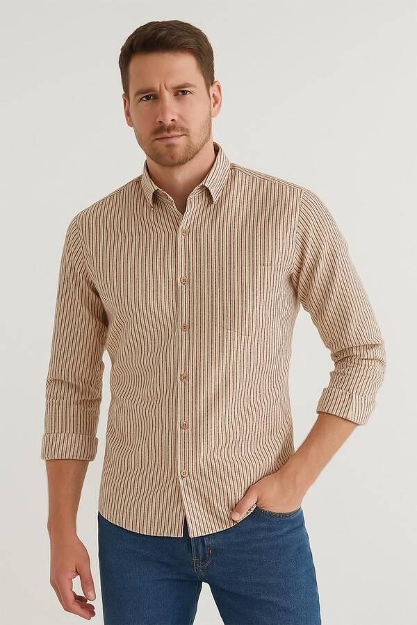 Uzun Kol Slim Fit Gömlek