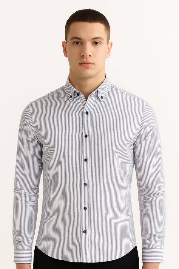 Uzun Kol Slim Fit Gömlek