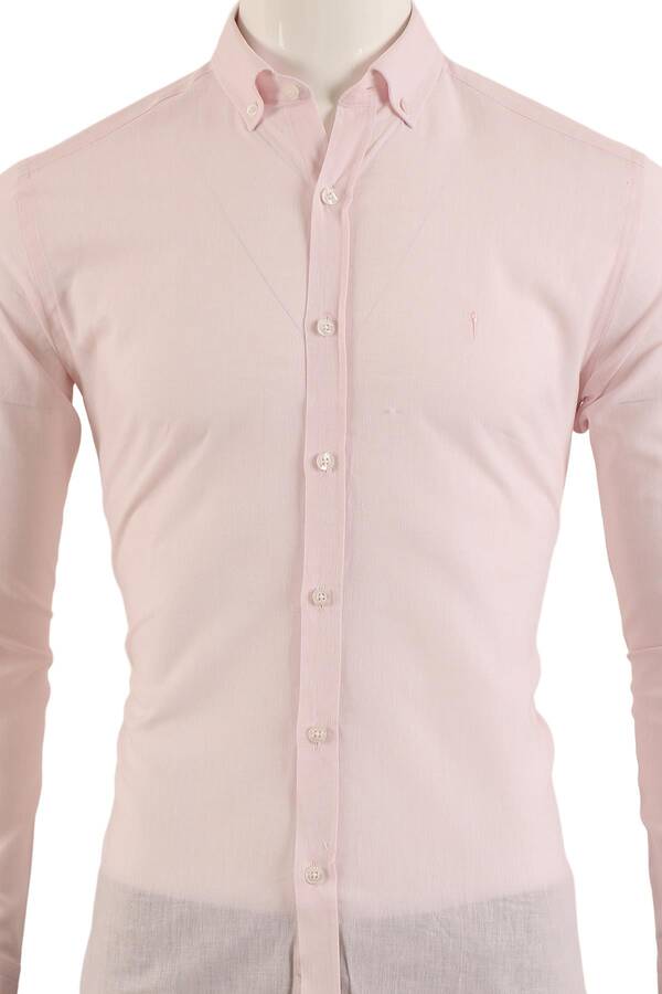 Uzun Kol Slim Fit Gömlek - 3