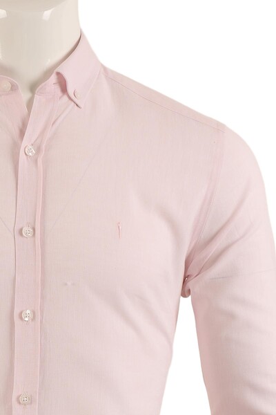 Uzun Kol Slim Fit Gömlek - 5