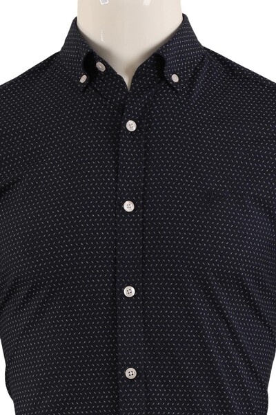 Uzun Kol Slim Fit Gömlek - Thumbnail