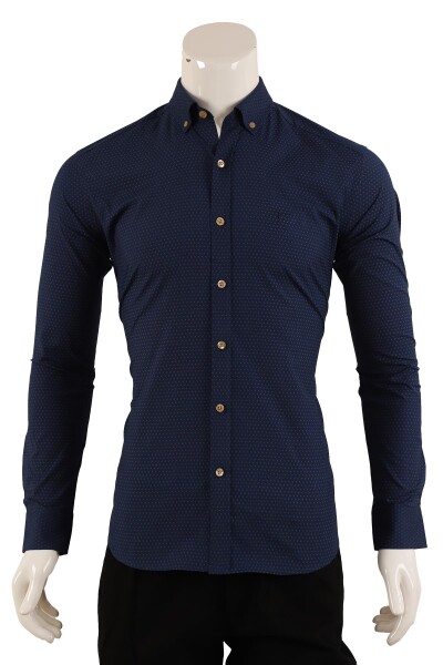 Uzun Kol Slim Fit Gömlek - 6